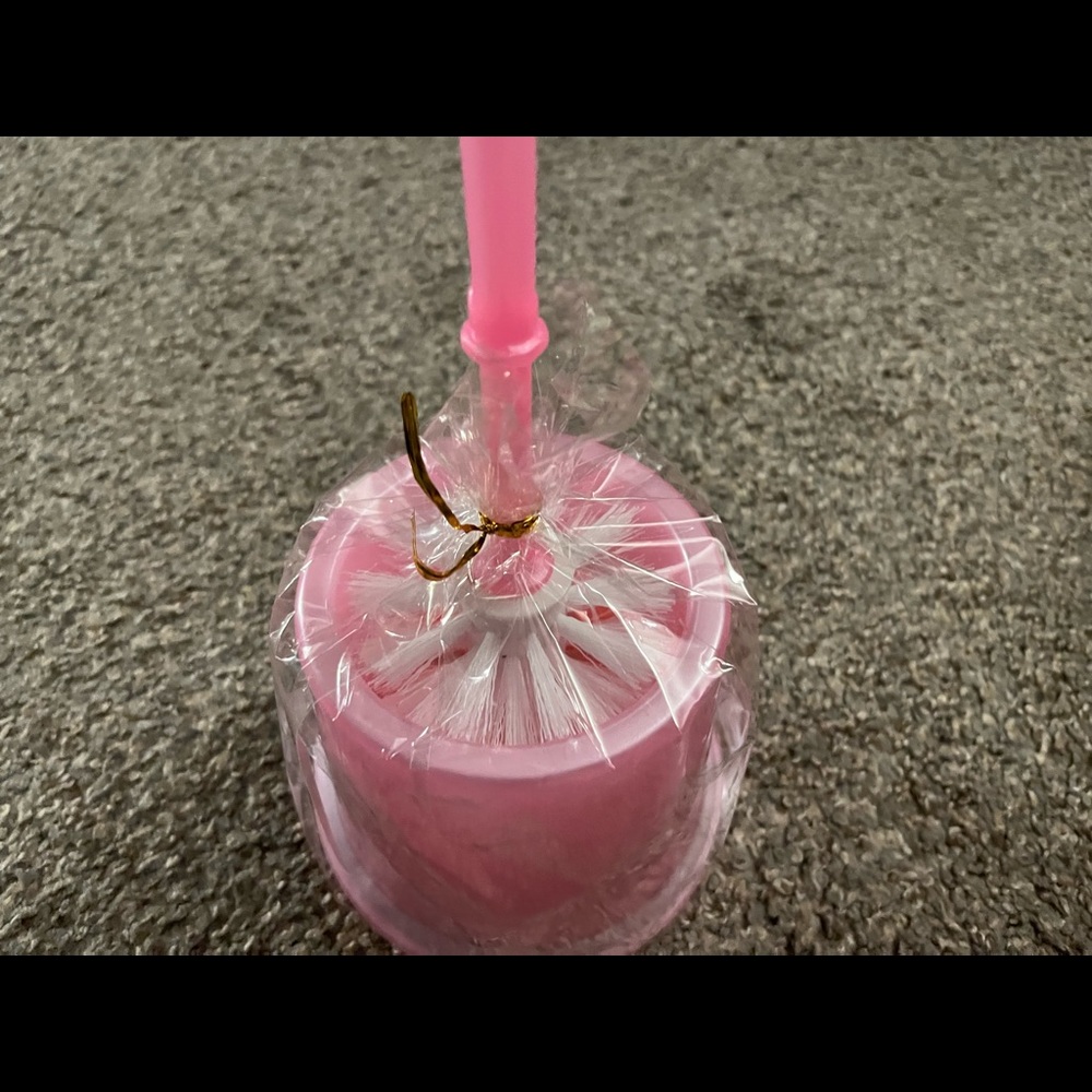 Baby Pink Toilet Brush